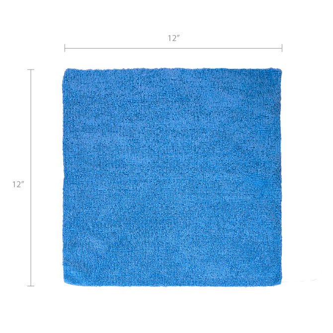 Load image into Gallery viewer, Eurow Microfiber Wipe and Clean Cloths 12&quot; x 12&quot; with Dispenser Box 50 Pack
