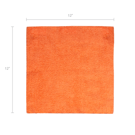 Eurow Microfiber Wipe and Clean Cloths 12" x 12" with Dispenser Box 50 Pack