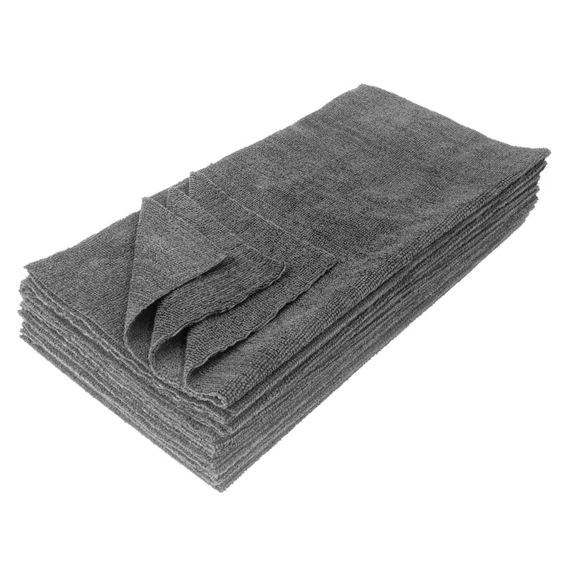 Load image into Gallery viewer, Eurow 16 x 16 in. 300 GSM Ultrasonic Cut Microfiber Cleaning Towels – 12-pack
