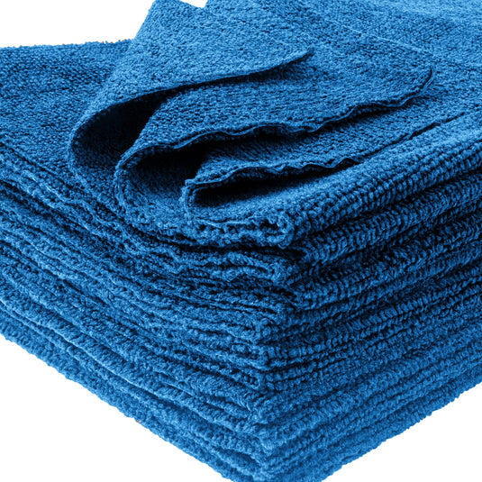 Eurow 16 x 16 in. 300 GSM Ultrasonic Cut Microfiber Cleaning Towels – 12-pack
