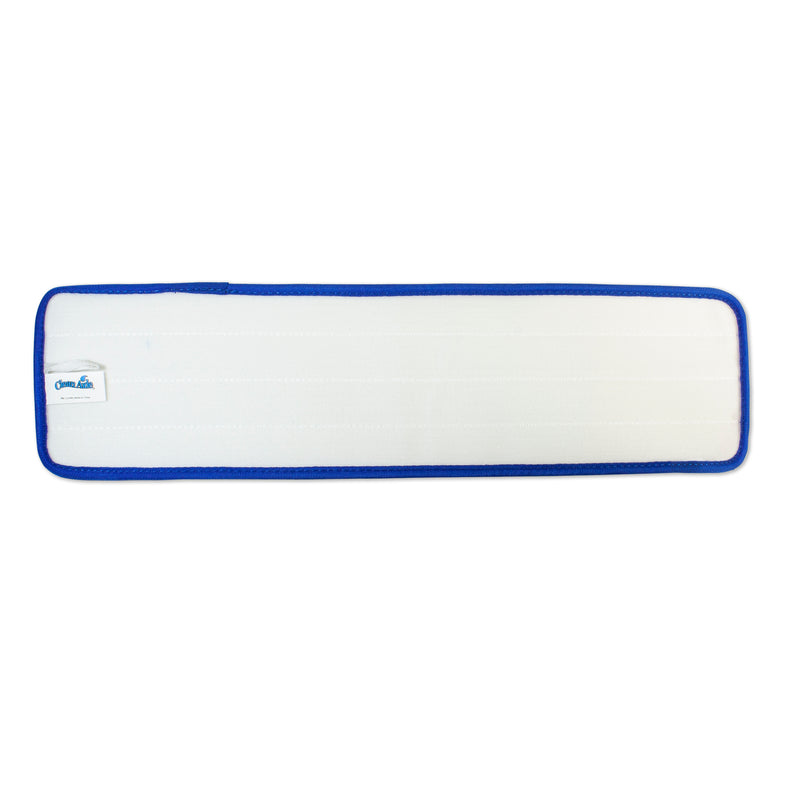 Load image into Gallery viewer, CleanAide Twist Yarn Microfiber Flat Mop with Scrub Strips, Fits 24 Inch Plate
