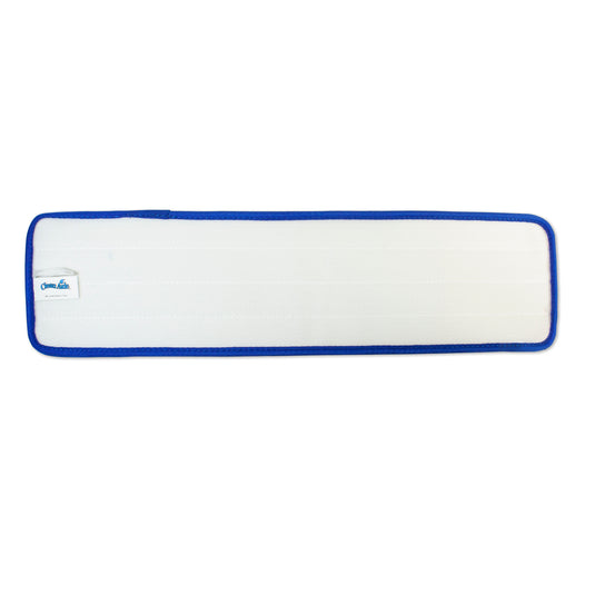 CleanAide Twist Yarn Microfiber Flat Mop with Scrub Strips, Fits 24 Inch Plate