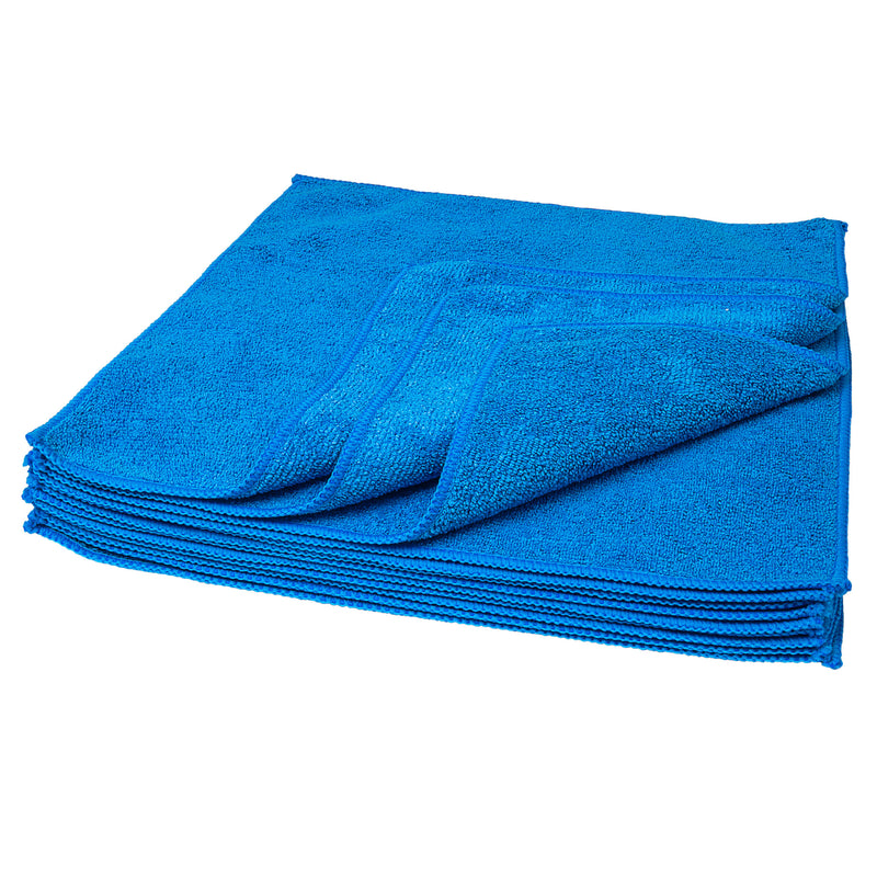 Load image into Gallery viewer, Eurow All-Purpose Terry Weave Microfiber, Serged Edge, 300 gsm, 14&quot;x14&quot;, 12-Pack
