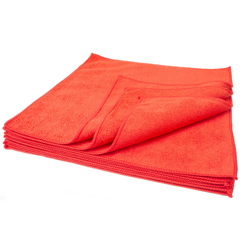 Load image into Gallery viewer, Eurow All-Purpose Terry Weave Microfiber, Serged Edge, 300 gsm, 14&quot;x14&quot;, 12-Pack
