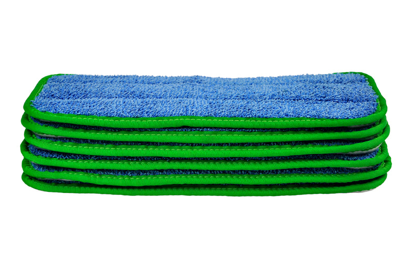 Load image into Gallery viewer, CleanAide® All Purpose Twist Yarn Microfiber Mop Pads 10 Inches 6 Pack
