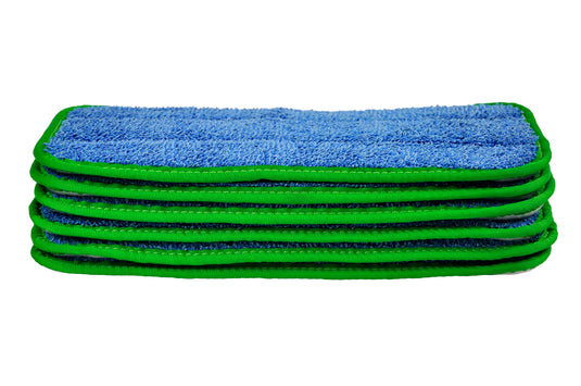CleanAide® All Purpose Twist Yarn Microfiber Mop Pads 10 Inches 6 Pack