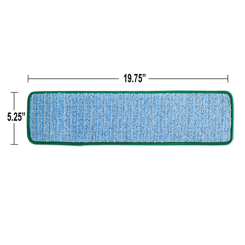 Load image into Gallery viewer, CleanAide Twist Yarn Microfiber Flat Mop with Scrub Strips, Fits 18 Inch Plate
