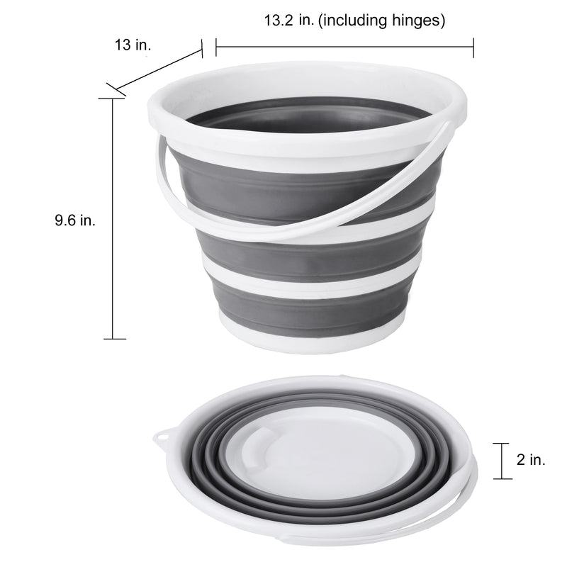 Load image into Gallery viewer, Eurow 10L (2.6 Gallon) Collapsible Bucket
