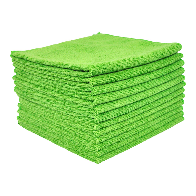 Load image into Gallery viewer, Eurow 16 x 16 in. 240 GSM Utility Terry Weave Microfiber Cleaning Towels – 12-pack
