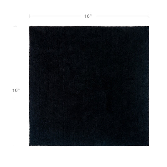 Eurow 16 x 16 in. 300 GSM Ultrasonic Cut Microfiber Cleaning Towels – 12-pack