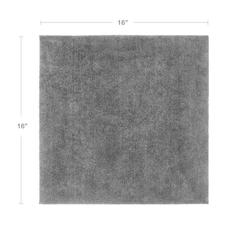 Load image into Gallery viewer, Eurow 16 x 16 in. 300 GSM Ultrasonic Cut Microfiber Cleaning Towels – 12-pack
