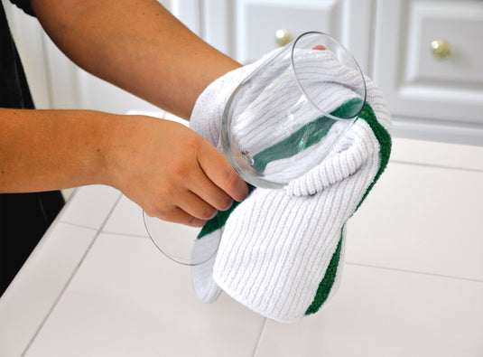 Nouvelle Legende® 14 x 18 in Ribbed Bar Mop Microfiber Towels (12 Pack)