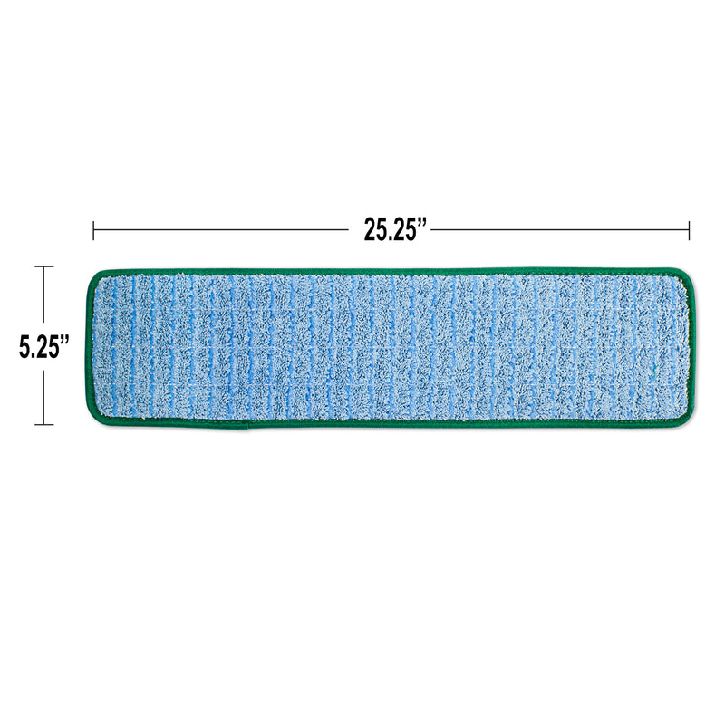 Load image into Gallery viewer, CleanAide Twist Yarn Microfiber Flat Mop with Scrub Strips, Fits 24 Inch Plate
