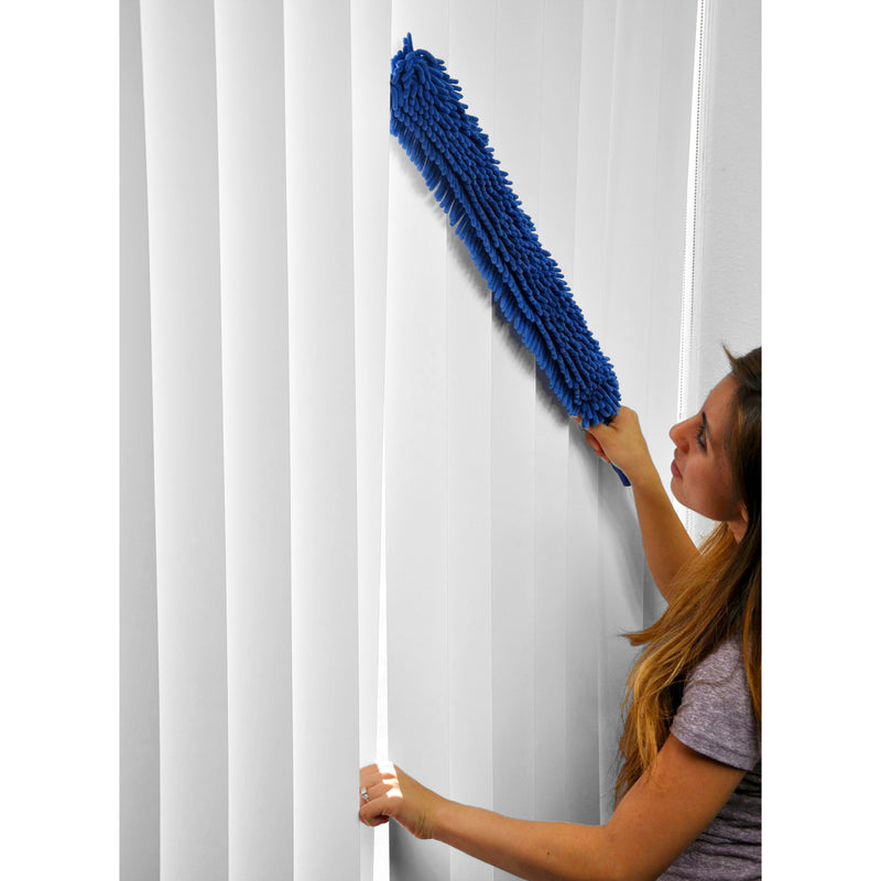 Load image into Gallery viewer, CleanAide® Handheld Microfiber Flex Duster 20 inches Blue
