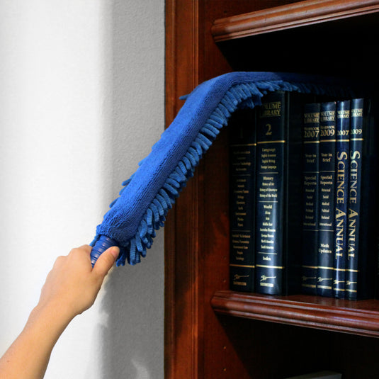 CleanAide® Handheld Microfiber Flex Duster 20 inches Blue
