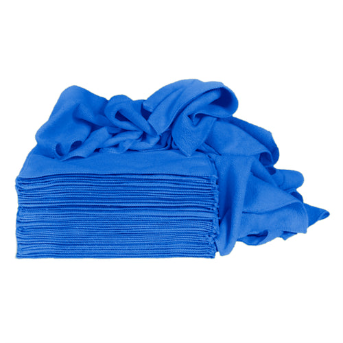 CleanAide 12 x 12 in. 300 GSM Microfiber Cleaning Towels – 50-pack