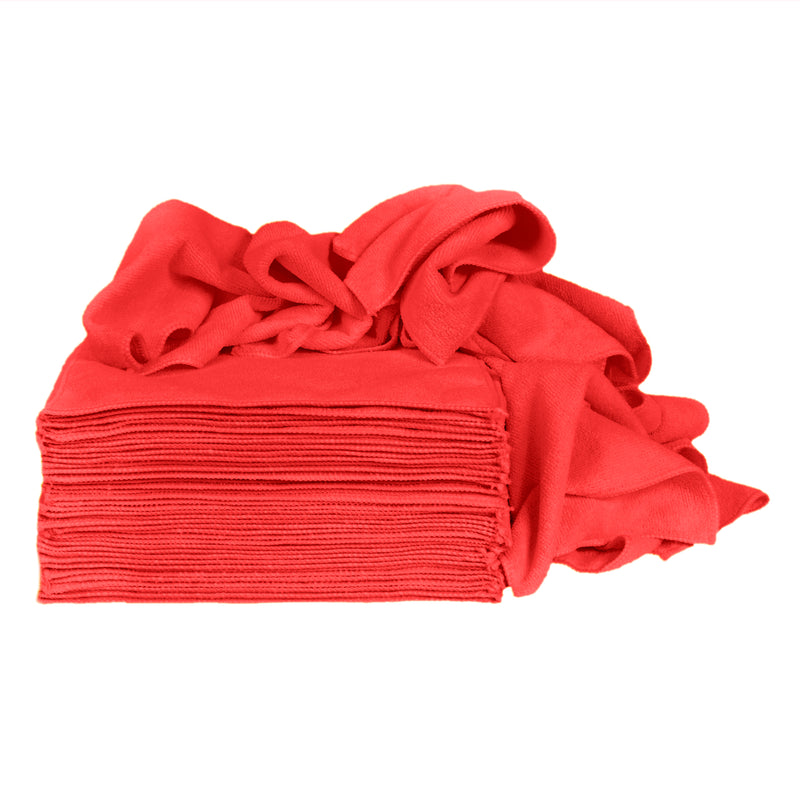 Load image into Gallery viewer, CleanAide 12 x 12 in. 300 GSM Microfiber Cleaning Towels – 50-pack
