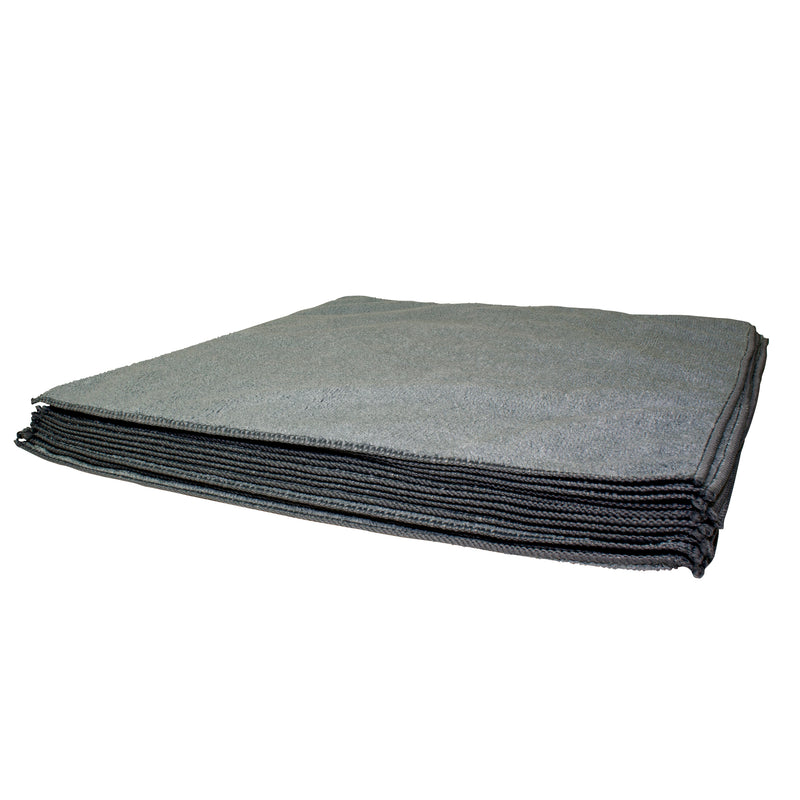 Load image into Gallery viewer, Eurow 16 x 16 in. 300 GSM Microfiber Cleaning Towels – 12-pack

