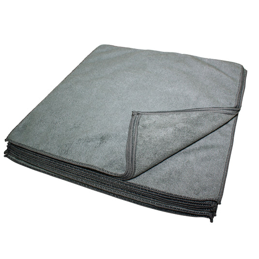 Eurow 16 x 16 in. 300 GSM Microfiber Cleaning Towels – 12-pack