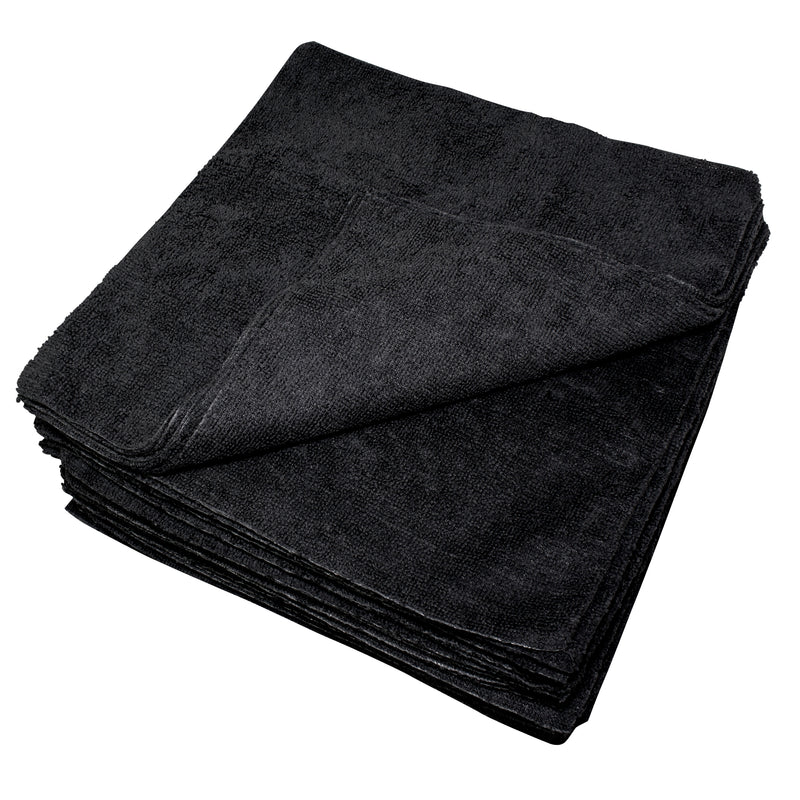 Load image into Gallery viewer, Eurow All-Purpose Terry Weave Microfiber Towels, 200gsm, 12&quot;x12&quot;, 50-Pack
