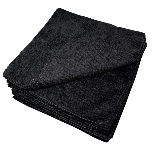 Eurow All-Purpose Terry Weave Microfiber Towels, 200gsm, 12"x12", 50-Pack