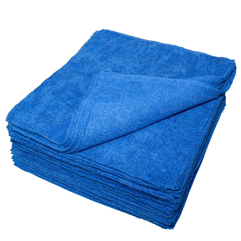 Load image into Gallery viewer, Eurow All-Purpose Terry Weave Microfiber Towels, 200gsm, 12&quot;x12&quot;, 50-Pack
