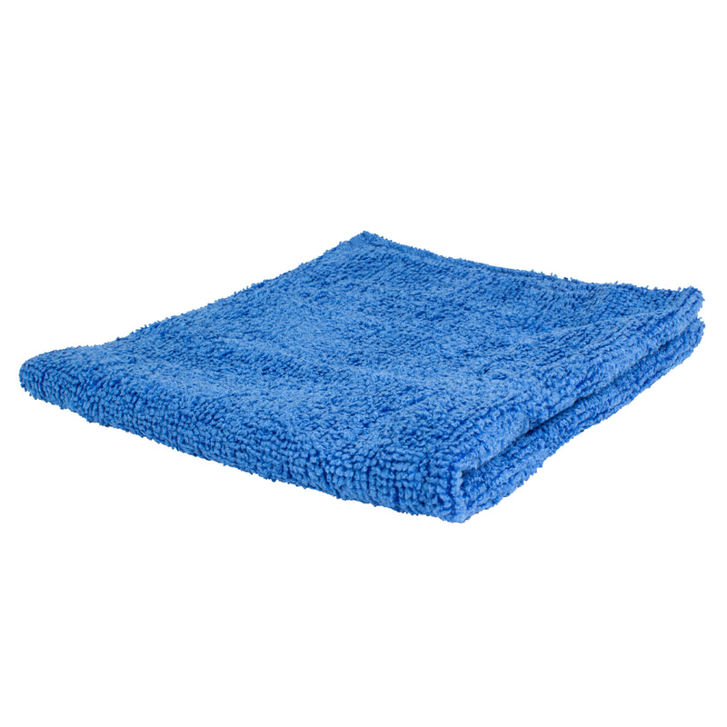 Load image into Gallery viewer, All-Purpose Terry Weave Microfiber Towels, 200gsm, 12&quot;x12&quot;, Blue, Single
