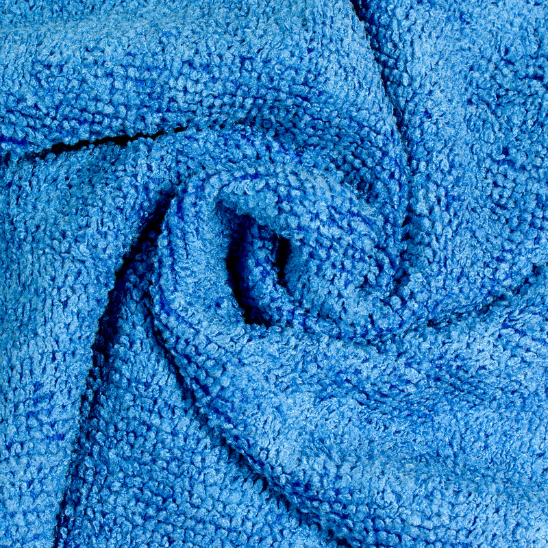 Load image into Gallery viewer, All-Purpose Terry Weave Microfiber Towels, 200gsm, 12&quot;x12&quot;, Blue, Single
