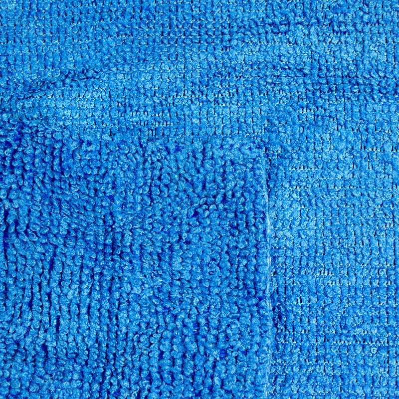 Load image into Gallery viewer, All-Purpose Terry Weave Microfiber Towels, 200gsm, 12&quot;x12&quot;, Blue, Single
