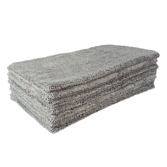 Detailer's Preference® 16 x 16 in. 350 GSM Ultrasonic Cut Microfiber Premium Cleaning Towels – 12-pack