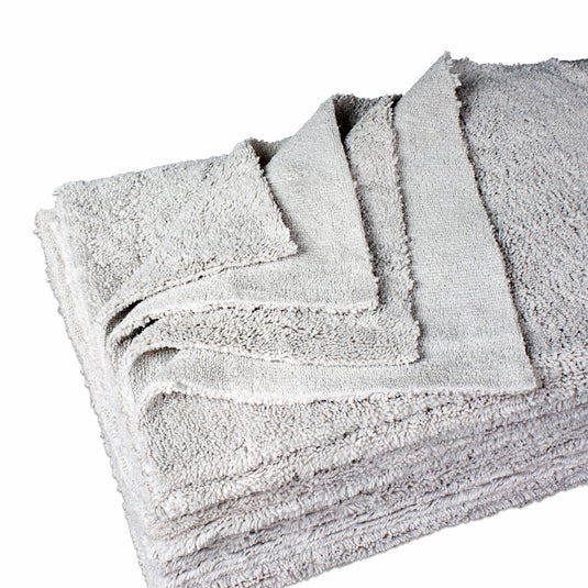 Detailer's Preference® 16 x 16 in. 350 GSM Ultrasonic Cut Microfiber Premium Cleaning Towels – 12-pack