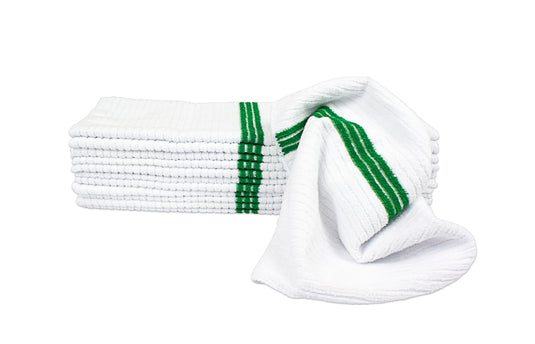 Nouvelle Legende® 14 x 18 in Ribbed Bar Mop Microfiber Towels (12 Pack)
