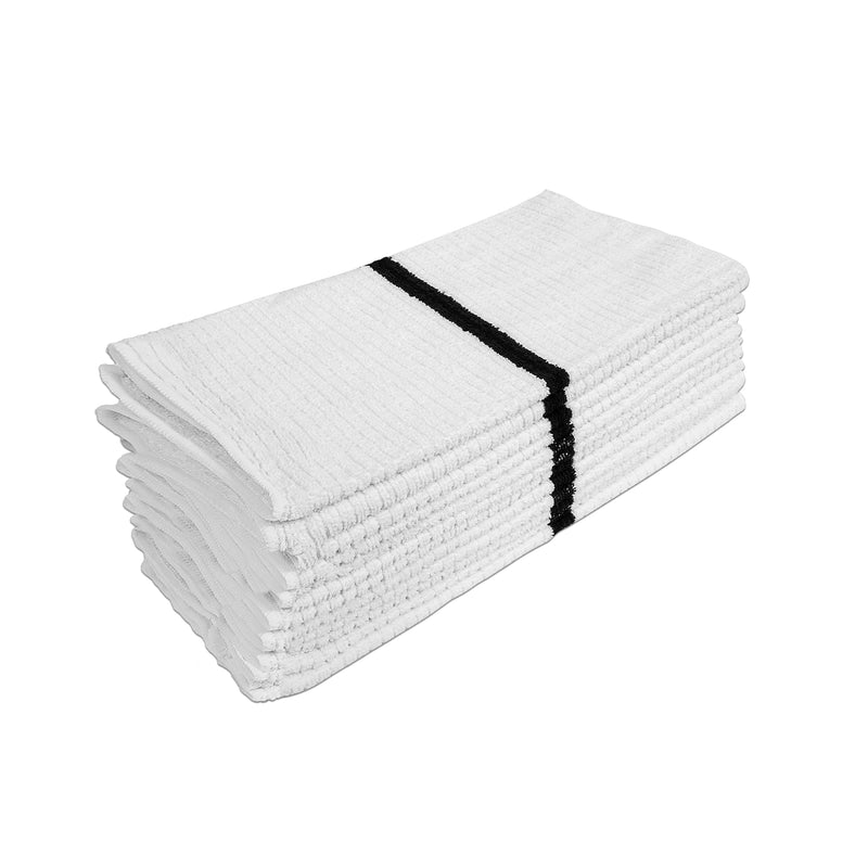Load image into Gallery viewer, Nouvelle Legende® 14 x 18 in Ribbed Bar Mop Microfiber Towels (12 Pack)
