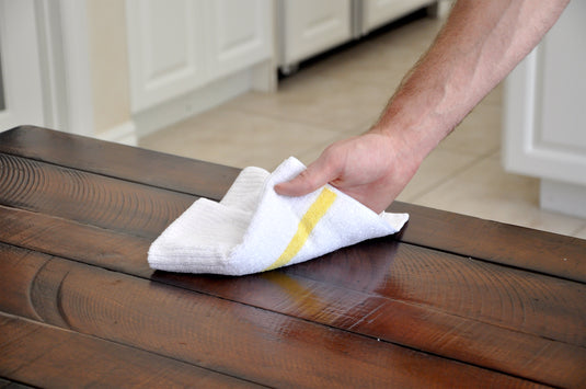 Nouvelle Legende® 14 x 18 in Ribbed Bar Mop Microfiber Towels (12 Pack)