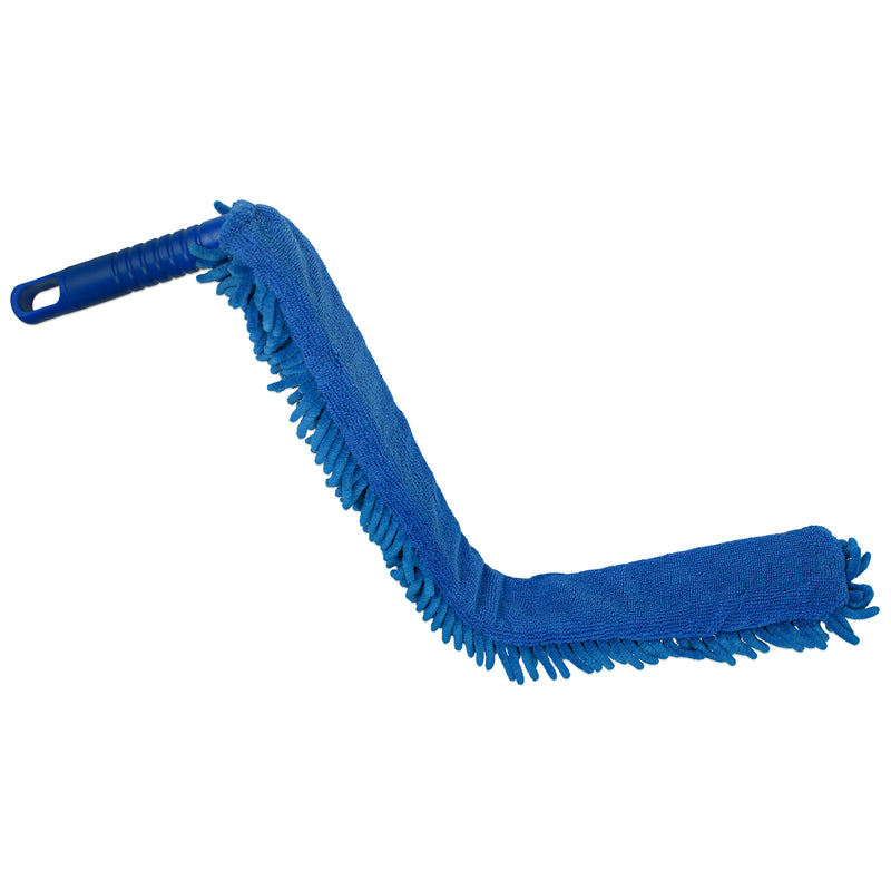 Load image into Gallery viewer, CleanAide® Handheld Microfiber Flex Duster 20 inches Blue
