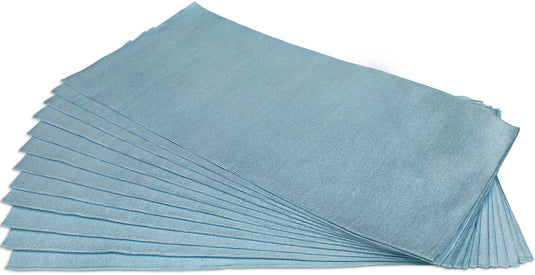 CleanAide® Suede Weave Ultrasonic Cut Glass Cleaning Microfiber Towels 16 in x 16 in - 12 Pack