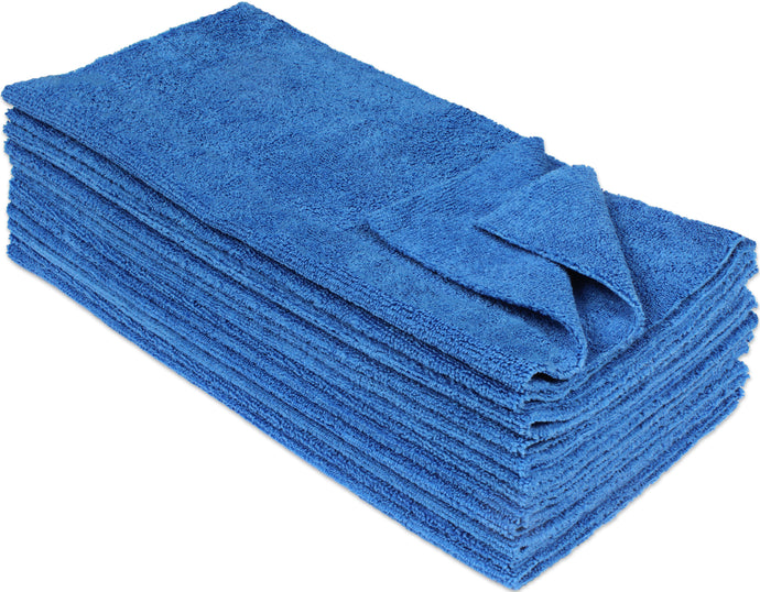 CleanAide® Microfiber Ultrasonic Cut Cleaning Towels 14 x 14in 300 GSM 12-Pack