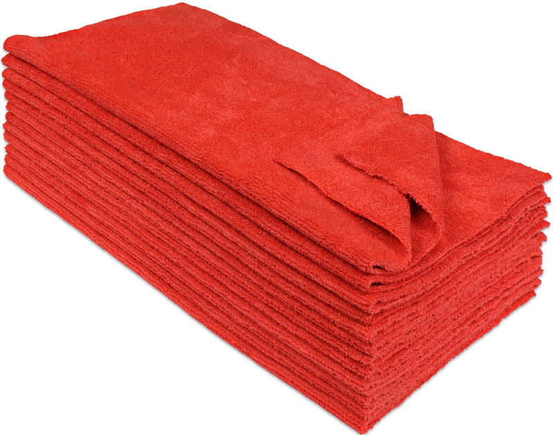 Load image into Gallery viewer, CleanAide® Microfiber Ultrasonic Cut Cleaning Towels 14 x 14in 300 GSM 12-Pack
