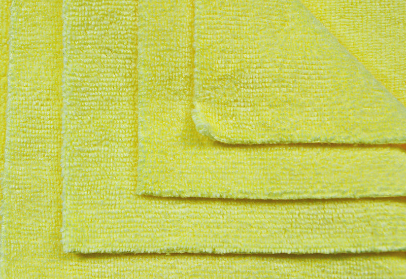 Load image into Gallery viewer, CleanAide® Microfiber Ultrasonic Cut Cleaning Towels 14 x 14in 300 GSM 12-Pack
