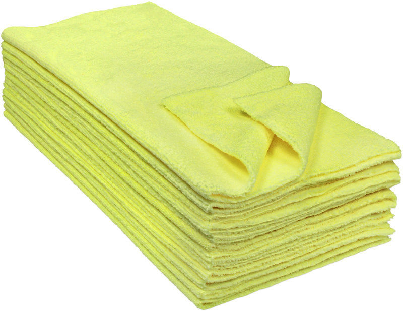 Load image into Gallery viewer, CleanAide® Microfiber Ultrasonic Cut Cleaning Towels 14 x 14in 300 GSM 12-Pack
