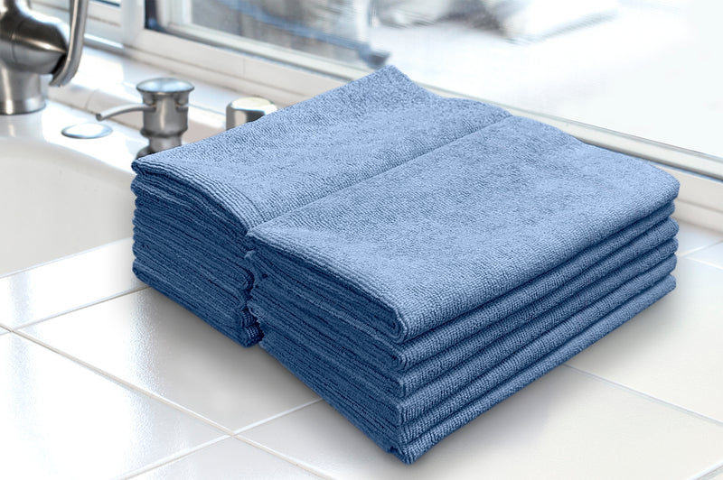 Load image into Gallery viewer, Detailer&#39;s Preference® 16 x 16 in. 350 GSM Ultrasonic Cut Microfiber Premium Cleaning Towels – 12-pack
