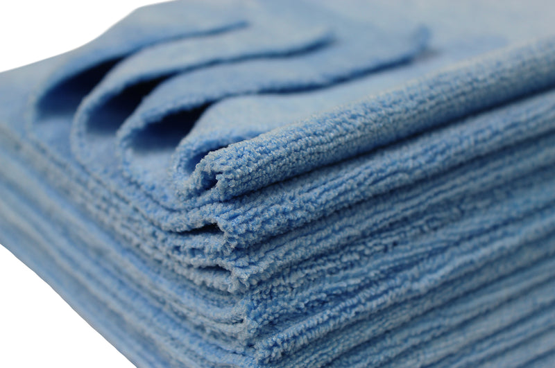 Load image into Gallery viewer, Detailer&#39;s Preference® 16 x 16 in. 350 GSM Ultrasonic Cut Microfiber Premium Cleaning Towels – 12-pack
