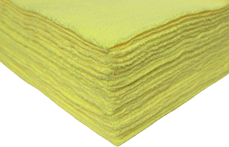 Load image into Gallery viewer, Detailer&#39;s Preference® 16 x 16 in. 350 GSM Ultrasonic Cut Microfiber Premium Cleaning Towels – 12-pack
