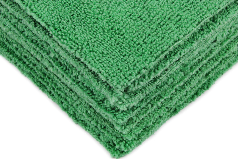 Load image into Gallery viewer, Eurow 16 x 16 in. 300 GSM Ultrasonic Cut Microfiber Cleaning Towels – 12-pack

