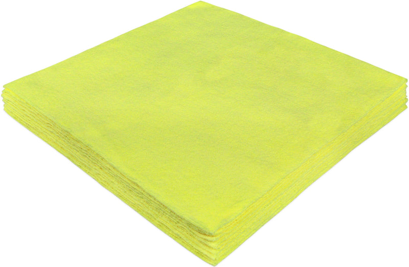 Load image into Gallery viewer, Eurow 16 x 16 in. 300 GSM Ultrasonic Cut Microfiber Cleaning Towels – 12-pack
